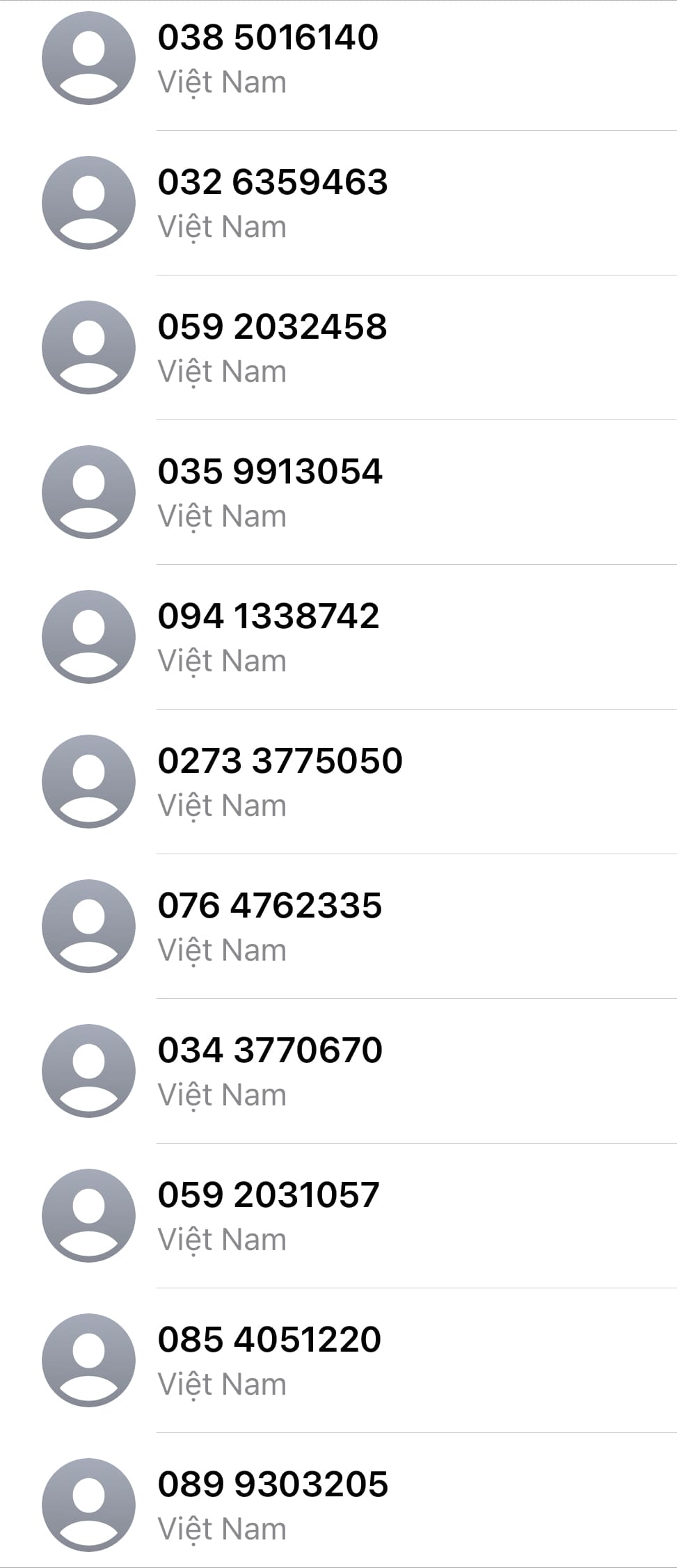 Tin nhắn lừa đảo số điện thoại
