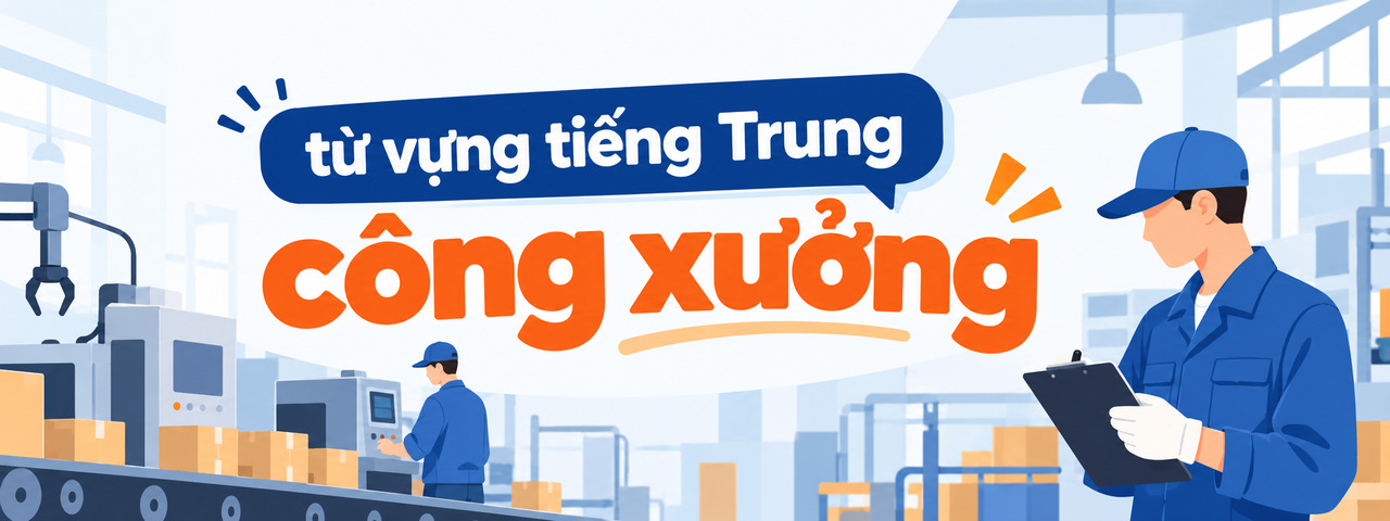 Trang Chủ 47 Từ Vựng Tiếng Trung Công Xưởng